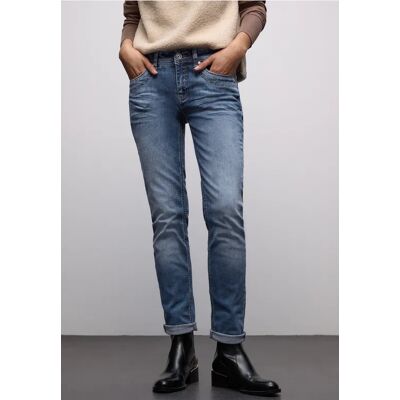 Street One Slim Leg Jeans - Blau - Damen Street One Slim Leg Jeans - Blau - Damen