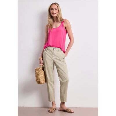 Street One Chino im Casual Fit in softer Qualität - Beige - Damen Street One Chino im Casual Fit in softer Qualität - Beige - Damen