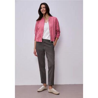 Street One Chino im Casual Fit in softer Qualität - Braun - Damen Street One Chino im Casual Fit in softer Qualität - Braun - Damen
