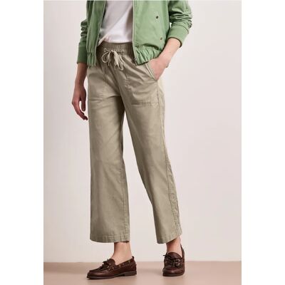 Street One Straight Leg Hose in Hose Papertouchware - Beige - Damen Street One Straight Leg Hose in Hose Papertouchware - Beige - Damen