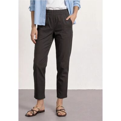 Street One Slim Leg Chino mit Elastikbund - Braun - Damen Street One Slim Leg Chino mit Elastikbund - Braun - Damen