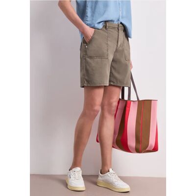 Street One Straight Leg Shorts im Casual Fit - Braun - Damen Street One Straight Leg Shorts im Casual Fit - Braun - Damen