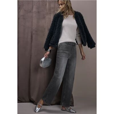 Street One Wide Leg Jeans - Grau - Damen Street One Wide Leg Jeans - Grau - Damen