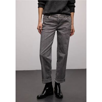 Street One Snake Print Jeans - Grau - Damen Street One Snake Print Jeans - Grau - Damen