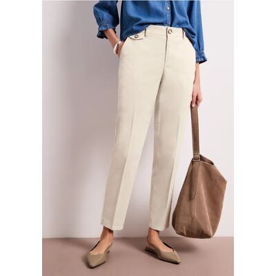 Street One Chino im Casual Fit in softer Qualität - Beige - Damen Street One Chino im Casual Fit in softer Qualität - Beige - Damen