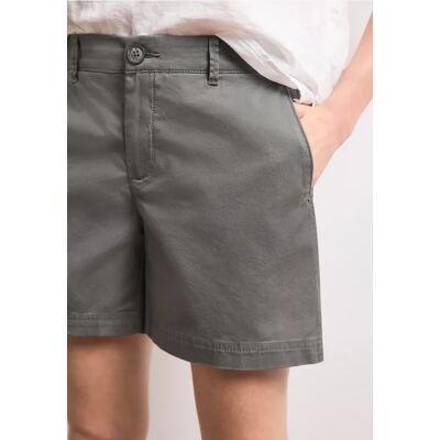 Street One Mid Waist Chino Shorts im Casual Fit - Grau - Damen Street One Mid Waist Chino Shorts im Casual Fit - Grau - Damen