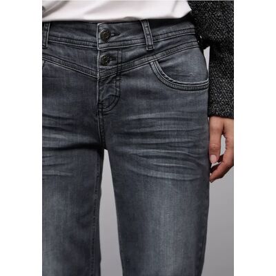 Street One Straight Leg Jeans - Grau - Damen Street One Straight Leg Jeans - Grau - Damen
