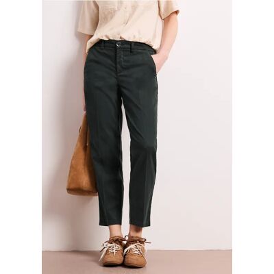 Street One Slim Leg Chino aus Lyocellmix - Grün - Damen Street One Slim Leg Chino aus Lyocellmix - Grün - Damen