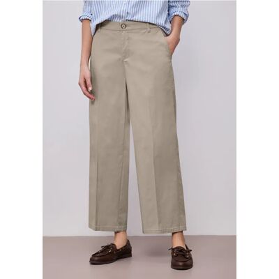 Street One Straight Leg Chino im Casual Fit - Beige - Damen Street One Straight Leg Chino im Casual Fit - Beige - Damen