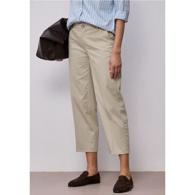 Street One Straight Leg Chino im Casual Fit - Beige - Damen Street One Straight Leg Chino im Casual Fit - Beige - Damen