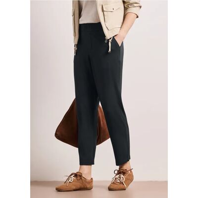 Street One Mid Waist Slim Leg Hose im Loose Fit - Grün - Damen Street One Mid Waist Slim Leg Hose im Loose Fit - Grün - Damen