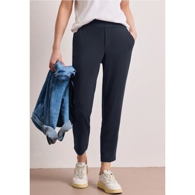 Street One Mid Waist Slim Leg Hose im Loose Fit - Blau - Damen Street One Mid Waist Slim Leg Hose im Loose Fit - Blau - Damen