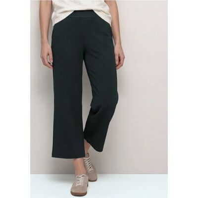 Street One High Waist Wide Leg Hose im Loose Fit - Grün - Damen Street One High Waist Wide Leg Hose im Loose Fit - Grün - Damen