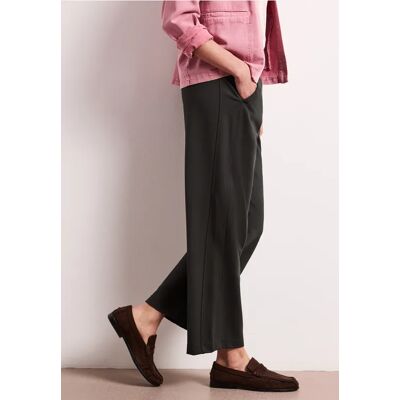 Street One Straight Leg Hose mit Schnallendetail - Braun - Damen Street One Straight Leg Hose mit Schnallendetail - Braun - Damen