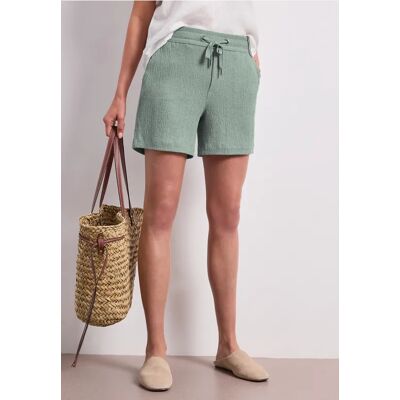 Street One Shorts mit Struktur im Loose Fit - Grün - Damen Street One Shorts mit Struktur im Loose Fit - Grün - Damen