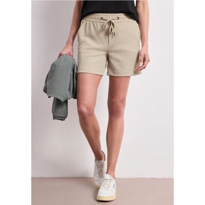 Street One Shorts mit Struktur im Loose Fit - Beige - Damen Street One Shorts mit Struktur im Loose Fit - Beige - Damen