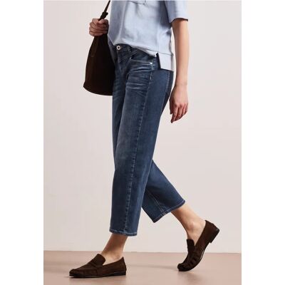 Street One 7/8 Mid Waist Straight Leg Jeans im Casual Fit - Blau - Damen Street One 7/8 Mid Waist Straight Leg Jeans im Casual Fit - Blau - Damen