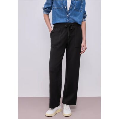 Street One Straight Leg Hose - Schwarz - Damen Street One Straight Leg Hose - Schwarz - Damen