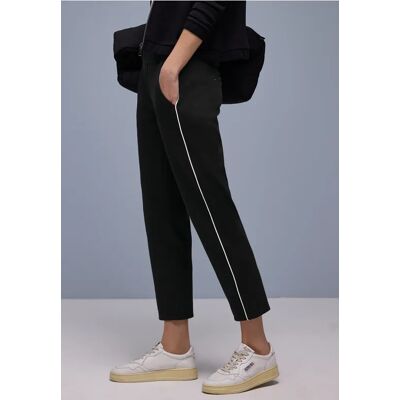 Street One Slim Leg Hose - Schwarz - Damen Street One Slim Leg Hose - Schwarz - Damen