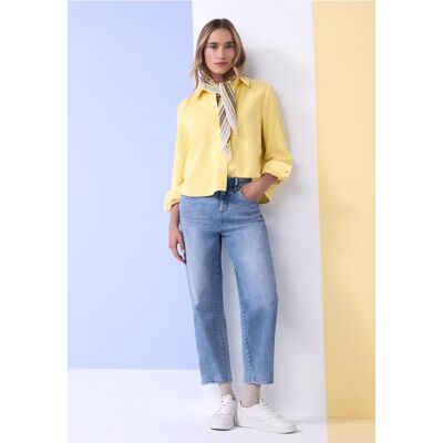 Street One Barrel Leg Jeans - Blau - Damen Street One Barrel Leg Jeans - Blau - Damen