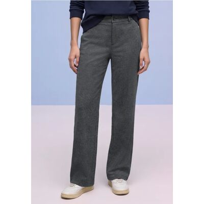 Street One Straight Leg Hose - Blau - Damen Street One Straight Leg Hose - Blau - Damen