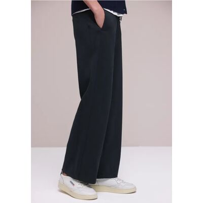 Street One Wide Leg Hose - Blau - Damen Street One Wide Leg Hose - Blau - Damen