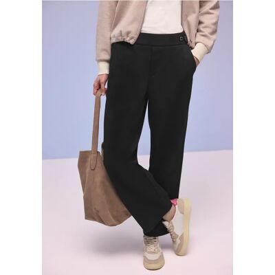 Street One Straight Leg Hose - Schwarz - Damen Street One Straight Leg Hose - Schwarz - Damen