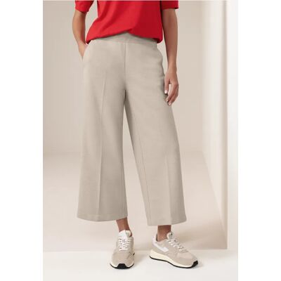 Street One 7/8 High Waist Wide Leg Hose im Casual Fit - Beige - Damen Street One 7/8 High Waist Wide Leg Hose im Casual Fit - Beige - Damen