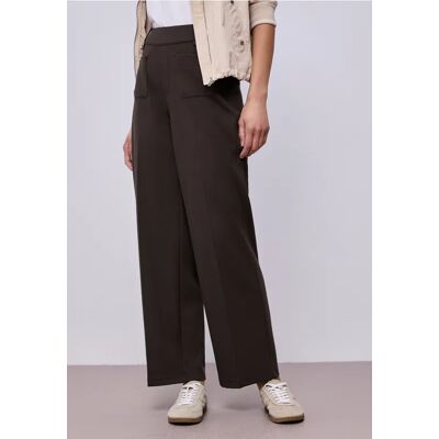 Street One Straight Leg Hose mit Taschen - Braun - Damen Street One Straight Leg Hose mit Taschen - Braun - Damen