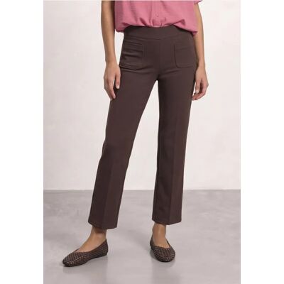 Street One High Waist Straight Leg Hose im Casual Fit - Rot - Damen Street One High Waist Straight Leg Hose im Casual Fit - Rot - Damen