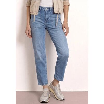 Street One Barrel Leg Jeans im Loose Fit - Blau - Damen Street One Barrel Leg Jeans im Loose Fit - Blau - Damen