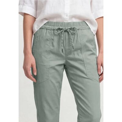 Street One Slim Leg Hose in leichter Qualität - Grün - Damen Street One Slim Leg Hose in leichter Qualität - Grün - Damen