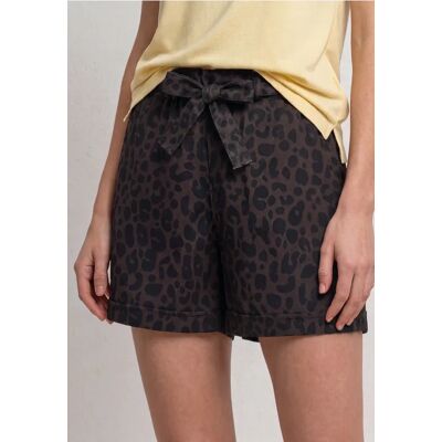 Street One High Waist Shorts mit Paperbag-Bund - Braun - Damen Street One High Waist Shorts mit Paperbag-Bund - Braun - Damen