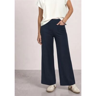 Street One High Waist Straight Leg Hose im Casual Fit - Blau - Damen Street One High Waist Straight Leg Hose im Casual Fit - Blau - Damen