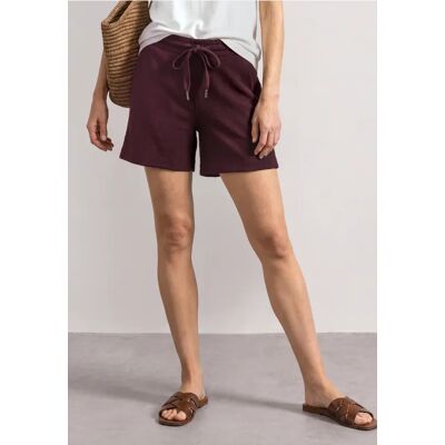 Street One Shorts mit Struktur im Loose Fit - Rot - Damen Street One Shorts mit Struktur im Loose Fit - Rot - Damen