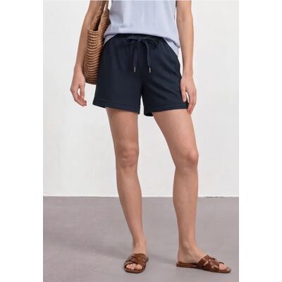Street One Paberbag Viskose Shorts - Blau - Damen Street One Paberbag Viskose Shorts - Blau - Damen