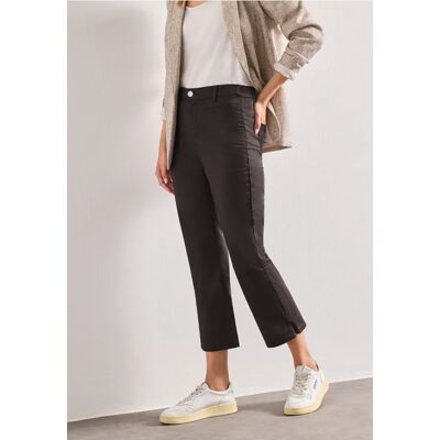 Street One 3/4 Flared Leg Hose im Casual Fit - Braun - Damen Street One 3/4 Flared Leg Hose im Casual Fit - Braun - Damen