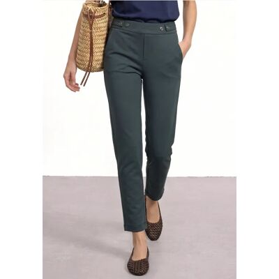 Street One Slim Leg Hose im Loose Fit in Scubaqualität - Blau - Damen Street One Slim Leg Hose im Loose Fit in Scubaqualität - Blau - Damen