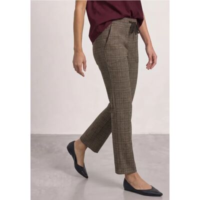 Street One Mid Waist Slim Leg Hose im Loose Fit - Braun - Damen Street One Mid Waist Slim Leg Hose im Loose Fit - Braun - Damen
