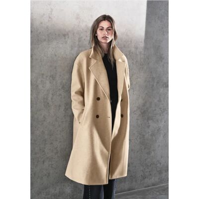 Street One Studio Oversized Revers-Mantel - Beige - Damen Street One Studio Oversized Revers-Mantel - Beige - Damen