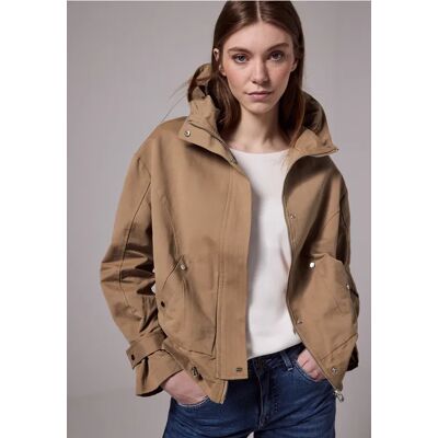Street One Studio Parka mit Kapuze - Braun - Damen Street One Studio Parka mit Kapuze - Braun - Damen