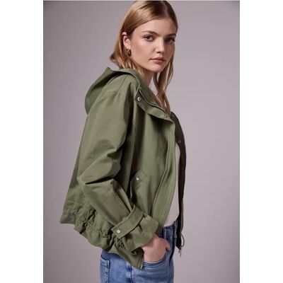 Street One Studio Parka mit Kapuze - Grün - Damen Street One Studio Parka mit Kapuze - Grün - Damen