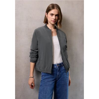 Street One Studio Gefütterter Blouson - Grau - Damen Street One Studio Gefütterter Blouson - Grau - Damen