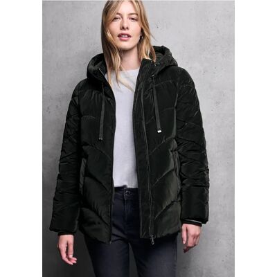 Street One Studio Jacke mit Wellen-Steppung - Schwarz - Damen Street One Studio Jacke mit Wellen-Steppung - Schwarz - Damen