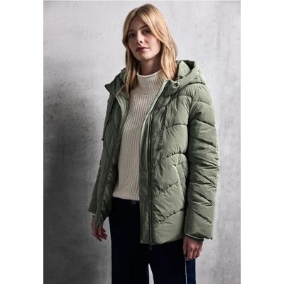 Street One Studio Jacke mit Wellen-Steppung - Grün - Damen Street One Studio Jacke mit Wellen-Steppung - Grün - Damen