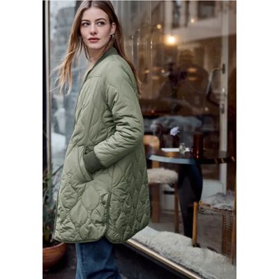 Street One Studio Lange Jacke - Grün - Damen Street One Studio Lange Jacke - Grün - Damen