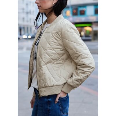 Street One Studio Blouson mit Steppmuster - Beige - Damen Street One Studio Blouson mit Steppmuster - Beige - Damen