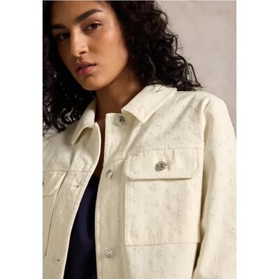 Street One Studio Embroidery Twill-Jacke - Beige - Damen Street One Studio Embroidery Twill-Jacke - Beige - Damen