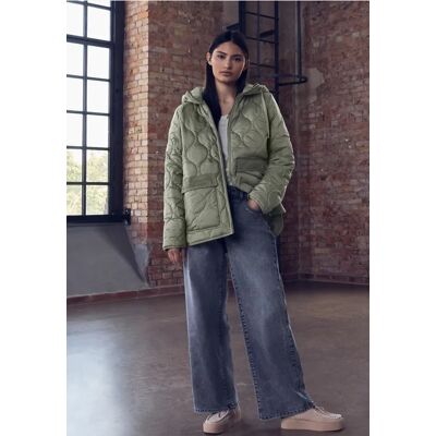 Street One Studio Steppjacke mit Kapuze - Grün - Damen Street One Studio Steppjacke mit Kapuze - Grün - Damen