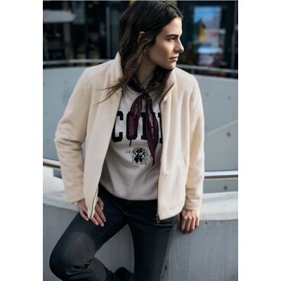 Street One Studio Fake Fur Jacke - Beige - Damen Street One Studio Fake Fur Jacke - Beige - Damen